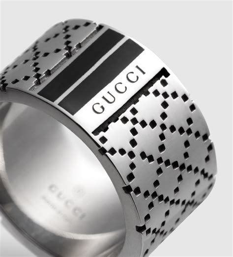 gucci mens rings silver|gucci ring men sale.